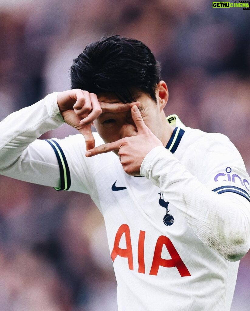 Son Heung-min Instagram - Three goals, three points. A good day 😁 a bit of rest and recovery and we will go again next weekend 💪🏼 #COYS Tottenham Hotspur Stadium