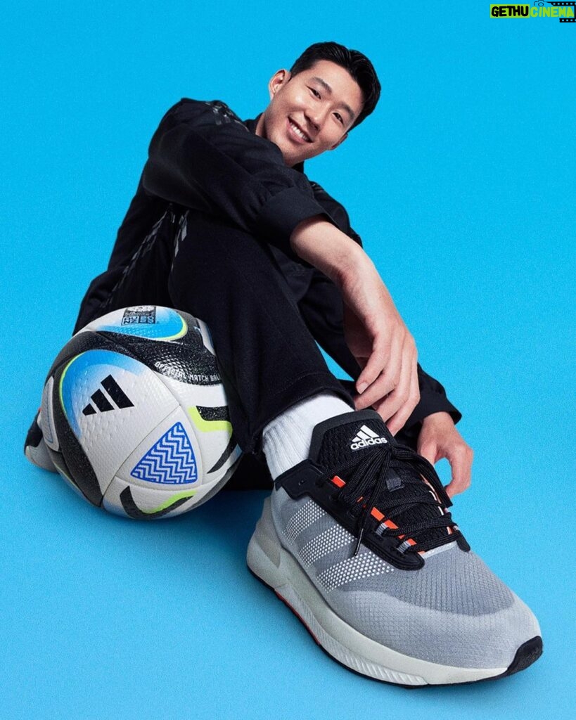 Son Heung-min Instagram - play good. ⚽️ look good. 😎 feel good. 🎧   #adidassportswear