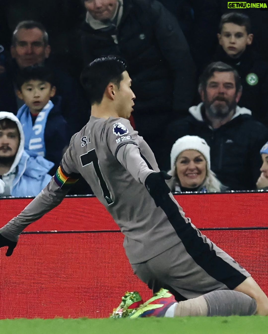 Son Heung-min Instagram - We are a team of fighters and we showed our character today, all fighting until the final whistle together. An important point at a tough place to play. COYS! 🤍 Etihad Stadium