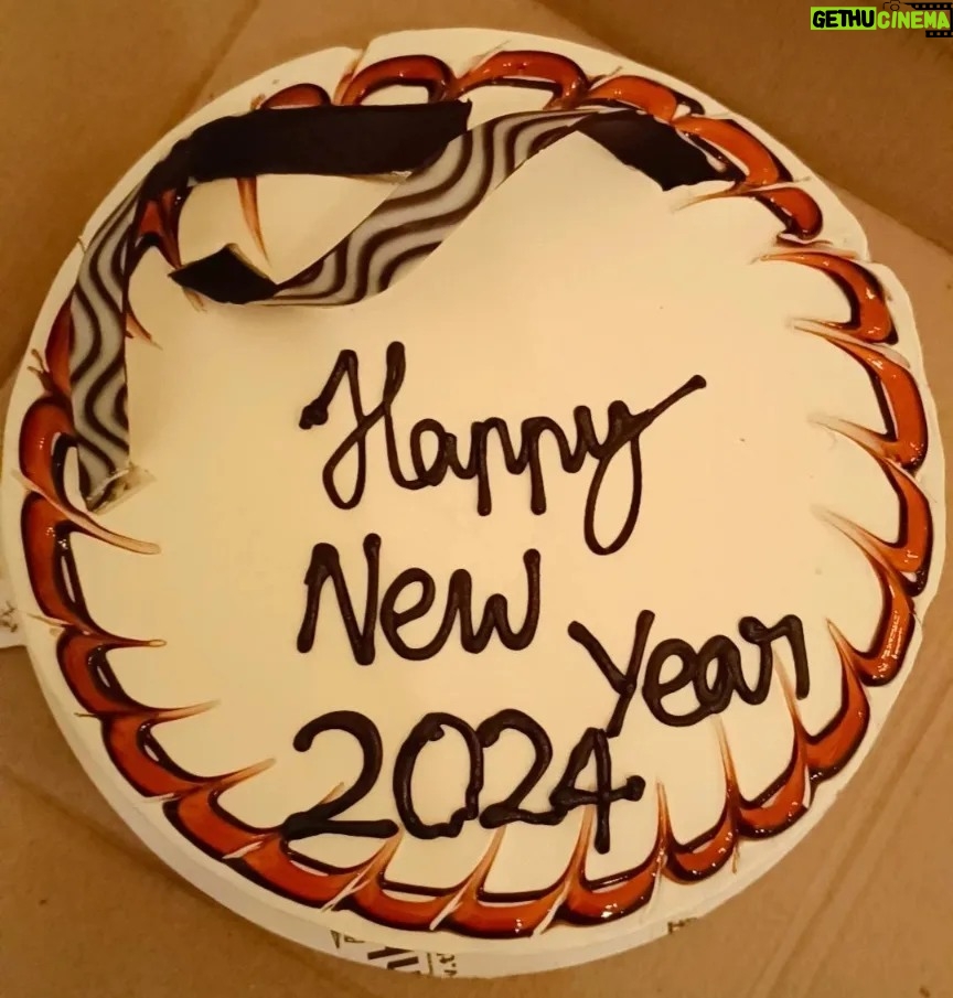 Sona Jelina Instagram - Welcome 2024 Cake: @theambrosiabakehouse #welcome2024 #happynewyear2024 Nedumangad