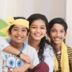 Sona Jelina Instagram - #onam2023 with Kutties #Jithinan #Jizan #deekshaLekshmi #Deekshith Nedumangad