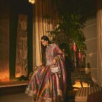 Sonam Kapoor Instagram - Wearing this @jigyam ensemble is what Indian textile dreams are made of! it’s my bffs wedding and this was the perfect chance for me to wear a beautiful outfit that was made from actual vintage old banarasee saree with real gold weave with all antique techniques of surface embroidery; they have added all vintage tassels with shells and pearls and the dupatta is embroidered with vintage mochi work pieces which are over 60 years old and is one of the finest techniques of embroidery from Gujarat. All the silver jewellery are actual antique pieces which have been collected over a period of time and payal and bangles are more then 80-90 years old antique pieces! Anand on the other hand is wearing gorgeous resham work kurta from @abujanisandeepkhosla which is a collectible heirloom. Each piece of theirs takes months to make. My jutti is @fizzygoblet and Anands is @rajeshpratapsinghworks 📸 @sheldon.santos #madeinindia #everydayphenomenal💫 #proudindian #textileheaven