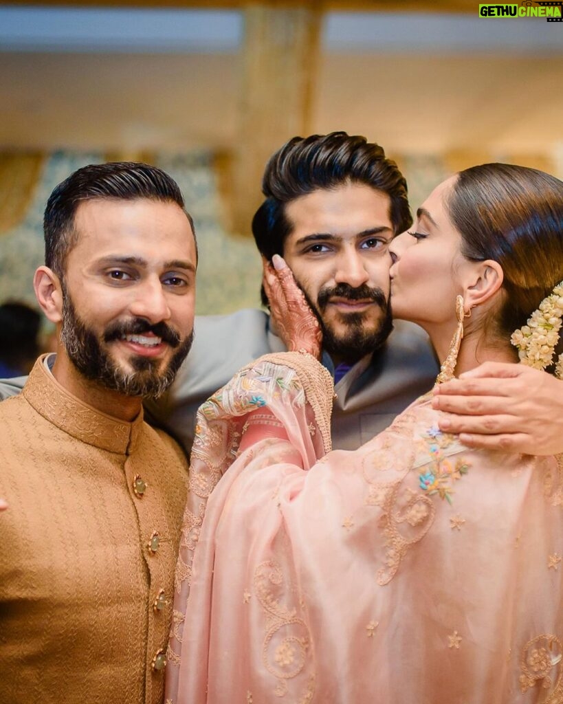 Sonam Kapoor Instagram - Happy happy birthday to my darling brother.. kind, idealistic and the most handsome.. love you @harshvarrdhankapoor you’re the best..