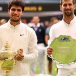 Sonam Kapoor Instagram - What an incredible historical match to watch, with such brilliant company! Congratulations to the insanely talented @carlitosalcarazz and the amazing @djokernole ! @wimbledon #everydayphenomenal Wimbledon Centre Court