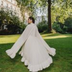 Sonam Kapoor Instagram - Summer ethereal white,for a dance party… Wearing my sisters dress, styled by her. Notting Hill