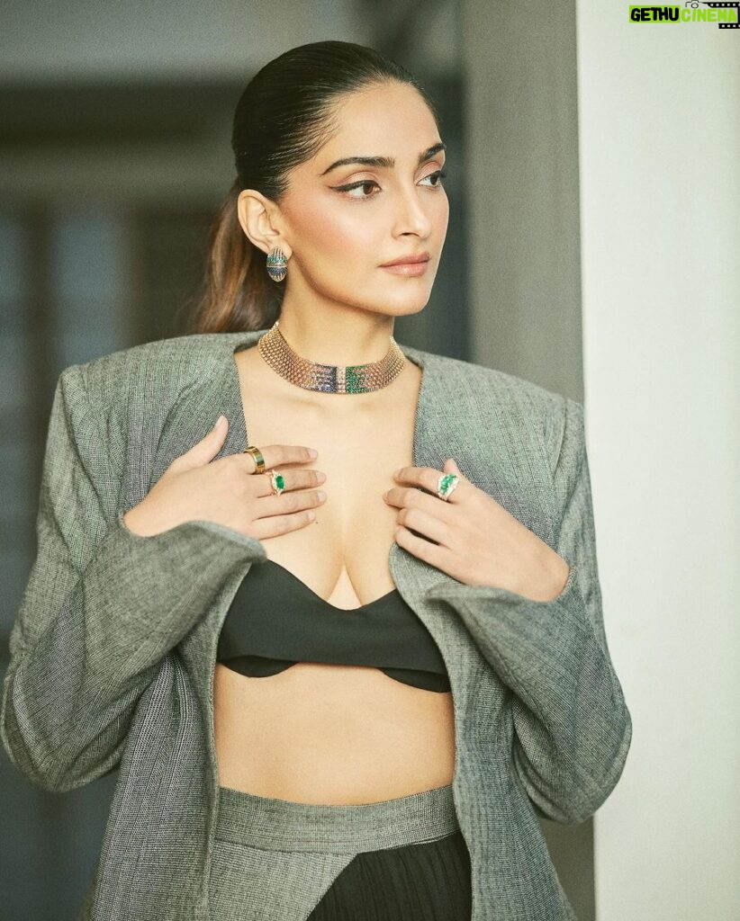 Sonam Kapoor Instagram - It has been a pleasure and a privilege to attend The Artisan Jewellery Design Awards 2024, organised by @gjepcindia. I am proud to be part of the jewellery industry that showcases India’s excellence in design and craftsmanship. I am very passionate about jewellery and its integral to my styling. It was truly delightful to witness the extraordinary creations crafted from such unconventional materials. For me the artistic value of jewellery piece is more than a material value, and that is what makes it truly precious. It’s evident that the innovative spirit of Indian designers is bound to the rock the world. #GJEPCIndia #ArtisanAwards2024 @gjepcindia Look @maryamomaira Jewellery @zoyajewels Make up @namratasoni Stylist @rheakapoor and @shereenlovebug 📸 @sheldon.santos