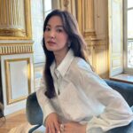 Song Hye-kyo Instagram - @chaumetofficial 💙 @fendi💛