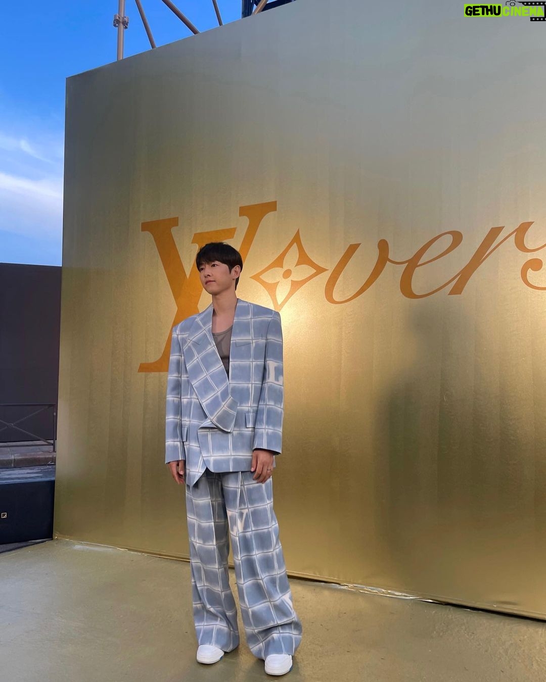 Song Joong-ki Instagram - @louisvuitton @pharrell #LVMenSS24