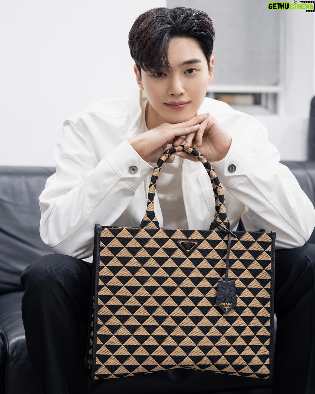Song Kang Instagram - @PRADA #Prada #Pradasymbole #광고