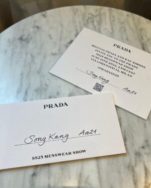 Song Kang Instagram - #PRADA #PRADASS23 @prada ☺️