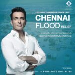 Sonu Sood Instagram – Rising together through the storms. 
Join hands with me to bring hope to those affected by the Chennai Floods.

சென்னை, நாங்கள் உங்களுடன் உள்ளோம் 🙏🏻

#ChennaiFloodRelief #SoodCharityFoundation @sood_charity_foundation