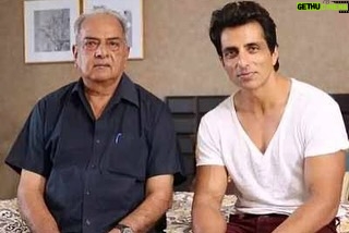 Sonu Sood Instagram - On Feb 7th…when life slipped out of my hand. My Soul My Dad. Miss you Papa💔 #ShaktiSagarSood #feb7th