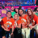 Sophia Abrahão Instagram – Esperando a Beija-flor arrasar 💙 #Carnaval 2024 #Sapucaí Marquês de Sapucaí, Rio de Janeiro – RJ, Brasil.