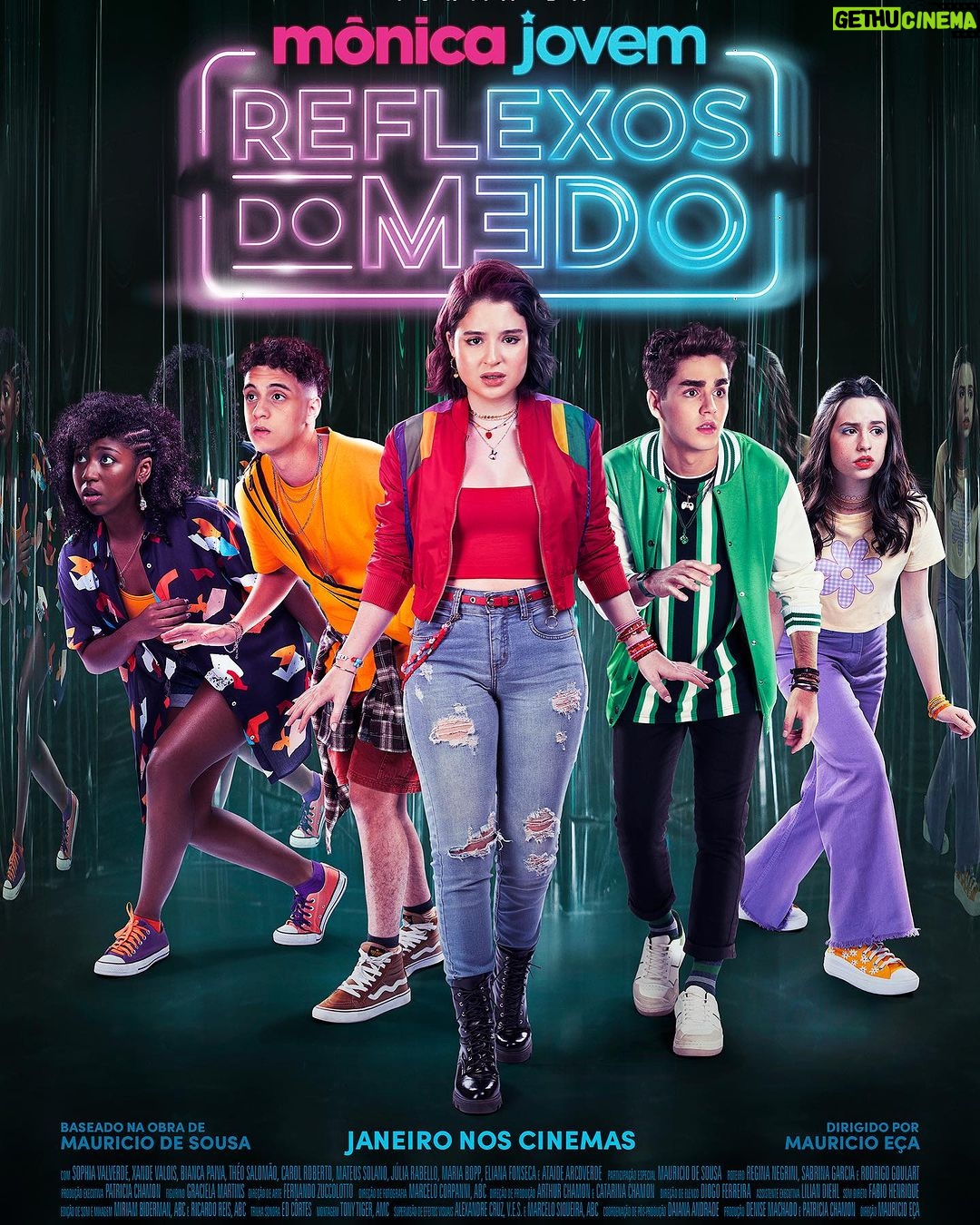 Sophia Valverde Instagram - Mônica, Cebola, Magali, Cascão e Milena vão encarar a maior aventura das suas vidas em #TMJReflexosdoMedo. Confira agora o primeiro pôster oficial do novo filme da Turma mais querida do Brasil, que chega aos cinemas em janeiro de 2024! 🍿