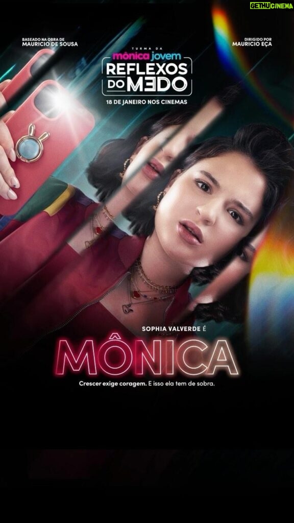 Sophia Valverde Instagram - Para Mônica, mais difícil do que mudar o seu jeito, será defender aqueles que ela mais ama. 💔 #TMJReflexosDoMedo, 18 de janeiro só nos cinemas. #reels #movie #cinema #tmj #monica