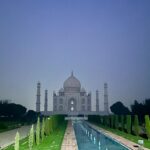 Sophie Choudry Instagram - Where love, beauty & magnificence intertwine ♾️🤍 Seeing her as the sun faded and the dark skies appeared was beyond breathtaking… #tajmahal #agra #symboloflove #mumtazmahal #shahjahan #sophiechoudry #winter #december #incredibleindia 📸 @harryrajput64 Taj Mahal