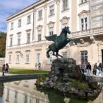 Sophie Choudry Instagram – From Mozart to the Sound of Music, it all happened in beautiful Salzburg.. Spent the loveliest afternoon with the best people🩵 

#salzburg #austria #makingmemories #soundofmusic #mozart #mirabellegardens #vontrapp #lovelockbridge #sophiechoudry Salzburg, Austria