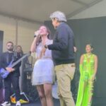 Sophie Choudry Instagram - It’s not everyday that the legend Kapil Dev endorses you or the iconic Brian Lara takes you for a spin!! Blessed to be able to do what I love and make people smile & dance❤️🎤 #giglife #sophielive #kapildev #brianlara #gratitude #love my job #stagestyle #teamsophie #photodump #videodump #sophiechoudry JW Marriott Bengaluru Prestige Golfshire Resort & Spa