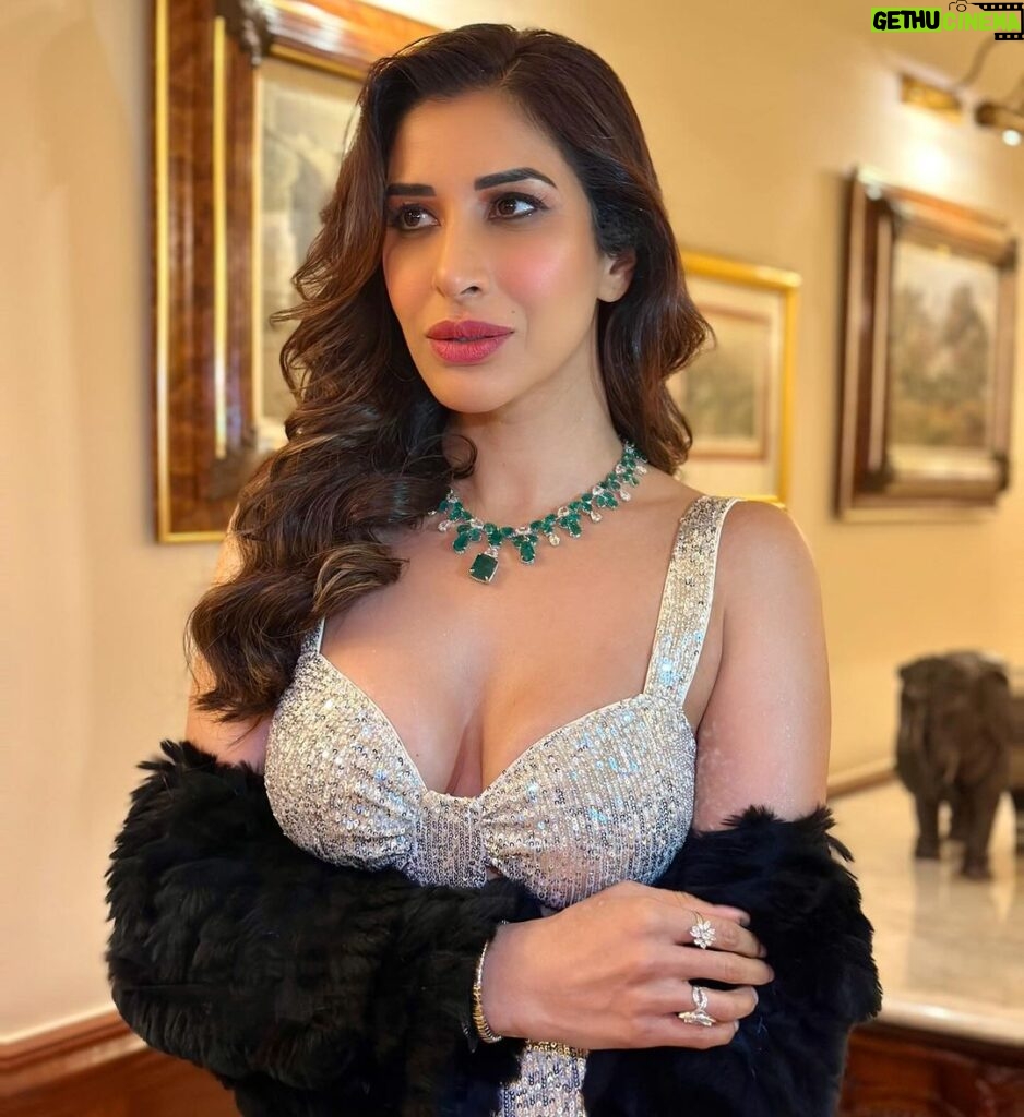 Sophie Choudry Instagram - Glam and Glow ✨ Pic 1 or 2? HMU @harryrajput64 Jewels @niajbyshradha @tanimakhosla #eventdiaries #redcarpet #glam #shimmer #sparkle #beautyinspo #sophiechoudry #vetaawards The Imperial, New Delhi