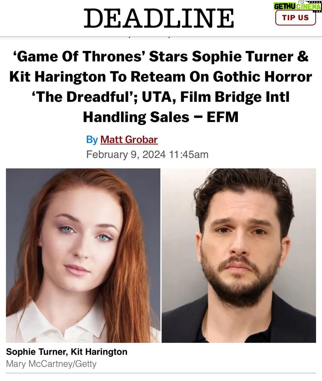 Sophie Turner Instagram - I mean we couldn’t NOT hang out again ya know 🤷♀️ #thedreadful