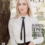 Sophie Turner Instagram - I’m on my first Vogue cover and I’ve never been more honored. Thank you so much to @voguechina for having me and @angelica_cheung for dealing with me and my migraines! I’m beyond honored and excited ♥️♥️♥️