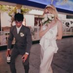 Sophie Turner Instagram - Happy 2 year Vegas Wedding anniversary to this big ol hunk of man meat ❤️ 🥩 ⛪️
