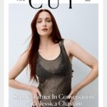 Sophie Turner Instagram - The Cut — with my fave @jessicachastain 📸 @oliviamalone 👗 @kateyoung 💇‍♀️ @gregoryrussellhair 💄 @georgieeisdell 💅 @jolene.b.nails ✂️ Susie Kourinian 👗 assisted by @laurenjeworski 🎥 @homeagency