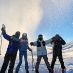 Sophie Turner Instagram - 🐰 🐰 Snow bunnies 🐰 🐰 Verbier, Switzerland