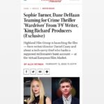 Sophie Turner Instagram - So excited to be doing this with my friend @danedehaan 💜 #danielcasey #wardriver