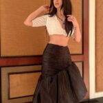 Soundarya Sharma Instagram - ♟️ For #FilmFareOTTAwards2023 night @filmfare Styled by: @krishi1606 HMU: @dynamitepikachu Ensemble by: @ashutoshjoshiofficial Accessories: @rimayu07