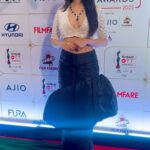 Soundarya Sharma Instagram - ♟️ For #FilmFareOTTAwards2023 night @filmfare Styled by: @krishi1606 HMU: @dynamitepikachu Ensemble by: @ashutoshjoshiofficial Accessories: @rimayu07