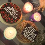 Soundarya Sharma Instagram - 20.09.2023 Happy Birthday To me 🤍🧿🎂💜 So GRATEFUL 💜 And it has begun!! On this Ganesh Chaturthi, I feel Bappa has really given me a big hug though he has always blessed me! Thank you Maa & Papa for giving me birth & being the bestest parents, giving the best life I could have imagined 🙏🏼💕 So blessed! Special thanks to All my friends who love me so much and have always been there while I was alone hustling here in Tinsel town right from Mumbai to LA & the fans who are n have poured so much love to me Always❣️ Okay enough of my thank you speech to begin with 😀🫶🏻😘 PS: This cake is also Fan made 🎂 You guys are the best! #HappyBirthdayToMe
