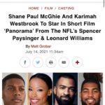 Spencer Paysinger Instagram - PANORAMA - The film, written and directed by former theater director @scottyfelix, is a sense-bending drama that tells the story of Sam (@shanepaulmcghie), a young man grieving the unexpected loss of his Mother (@only1karimah). Upon being hit by a car, Sam is catapulted into a near death experience where his Mother guides him through various chapters of his life. Panorama also stars @thomasqjones (Luke Cage), Myles Cranford (Mindhunter), @maleah.goldberg (On My Block) and @kidkrystian (Foster Boy). Can’t wait for y’all to see this one! (LINK IN BIO)