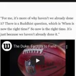 Spencer Paysinger Instagram - The Duke: Factory to Field being featured in @forbes as one of the reasons behind the recent @wilson “reawakening” is further confirmation that the relationship @welcometomoorest is building with Wilson Sports is off to a great start. Hype for more!