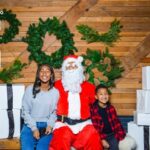 Spencer Paysinger Instagram - Started wearing the suit for Cairos 1st Christmas and it’s turned into somewhat a tradition. Now that I’ve taken my talents to @findyourhilltop via @post21shop, I don’t see this tradition stopping any time soon. The joy [and legit fear] the kids came with is too good to miss! #OldSaintSpence.