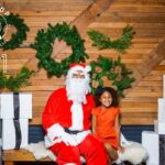 Spencer Paysinger Instagram - Started wearing the suit for Cairos 1st Christmas and it’s turned into somewhat a tradition. Now that I’ve taken my talents to @findyourhilltop via @post21shop, I don’t see this tradition stopping any time soon. The joy [and legit fear] the kids came with is too good to miss! #OldSaintSpence.