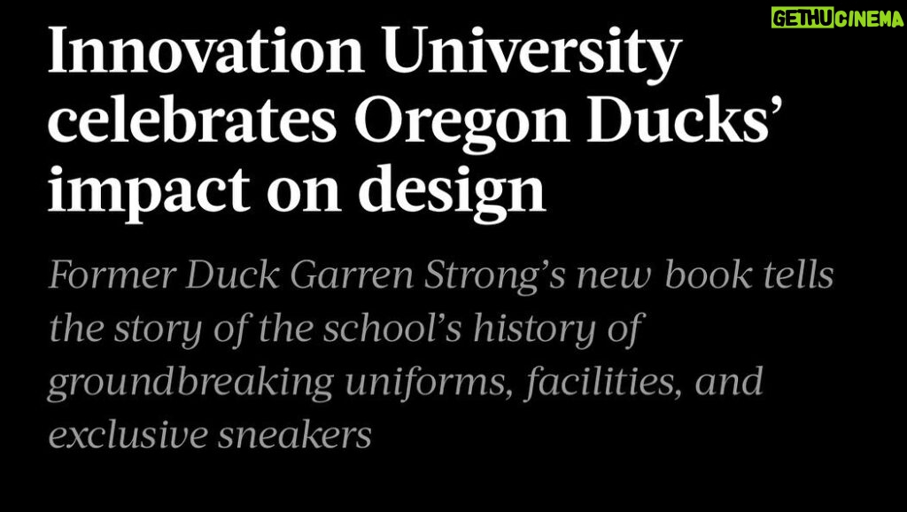 Spencer Paysinger Instagram - The rise of the Oregon Football Program told through art, culture, and innovation - This is Innovation University. Shoutout to my guys @garrenstrong and @cg300 for years of dedication bringing Innovation Univ. to fruition. You can say a lot about UO athletics but it’s an undeniable fact that we changed college sports on and off the field! Pre-Order is live now at @innovationuniversity