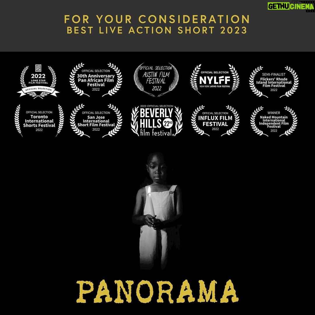 Spencer Paysinger Instagram - When a personal story galvanizes a team to create ART, the result is PANORAMA. PANORAMA - A story that follows a mother and son into the cosmos... FOR YOUR CONSIDERATION. Now available in the Academy Screening Room. Screenings/Q&As to be announced shortly. Stay Tuned!