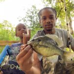 Spoken Reasons Instagram - A Bluegill and a Catfish decided to bite the line. How’s your day going? ⚡️• #FCHW • @spokegangfishin 🐟