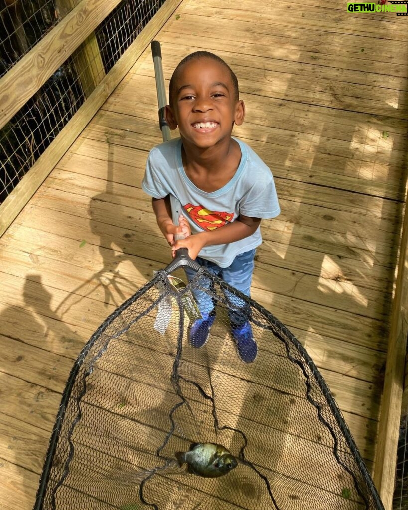 Spoken Reasons Instagram - Lil Man said “Daddy I wanna go fishing”….We did just that! Don’t let these people tell you what Success is. It’s literally what you make it. He used to run from errthang. Now he won’t stay out the way 🤷🏾‍♂😎 • #FCHW ⚡@SpokeGangFishin