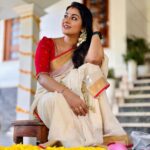 Sreedhanya Instagram - Onam Vibes ❣️🌺 📸 @itsgi_ri97 🤗 #uthradam #onam #onamvibes #onaashamsakal #keralam #sreedhanya