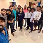 Sreedhanya Instagram - With Mazhayethum munpe crew ❣️ After watching ‘Neru’ New Theatre