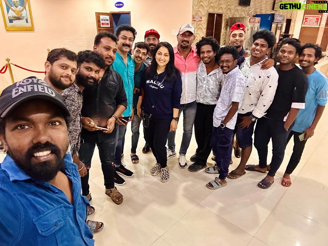 Sreedhanya Instagram - With Mazhayethum munpe crew ❣️ After watching ‘Neru’ New Theatre