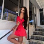 Stéfani Bays Instagram - #tbt eu a lua e um vestido vermelho. ♥️ 💃🏻 França, Europa