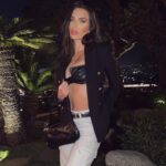 Stéfani Bays Instagram – night out in b&w ✨🔳 Yamashiro Hollywood