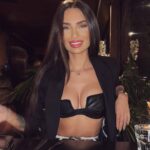 Stéfani Bays Instagram – night out in b&w ✨🔳 Yamashiro Hollywood