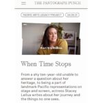 Stacey Leilua Instagram - The most personal piece I’ve ever written. Big respect to @lanalopesi_ and @pantographpunch for inviting me to speak alongside Artists that I admire so deeply, and for holding our stories with respect and love. Also to the wonderful @edith_amituanai 📸 for capturing ME so perfectly, and of course @creativenz @makeritaurale for your support of this groundbreaking project. Fa’afetai tele lava ❤️ #PacificArtsLegacyProject #OurStories #Pasifika #Arts #PantographPunch 🌺✊🏽 https://pantograph-punch.com//posts/When-Time-Stops Auckland, New Zealand