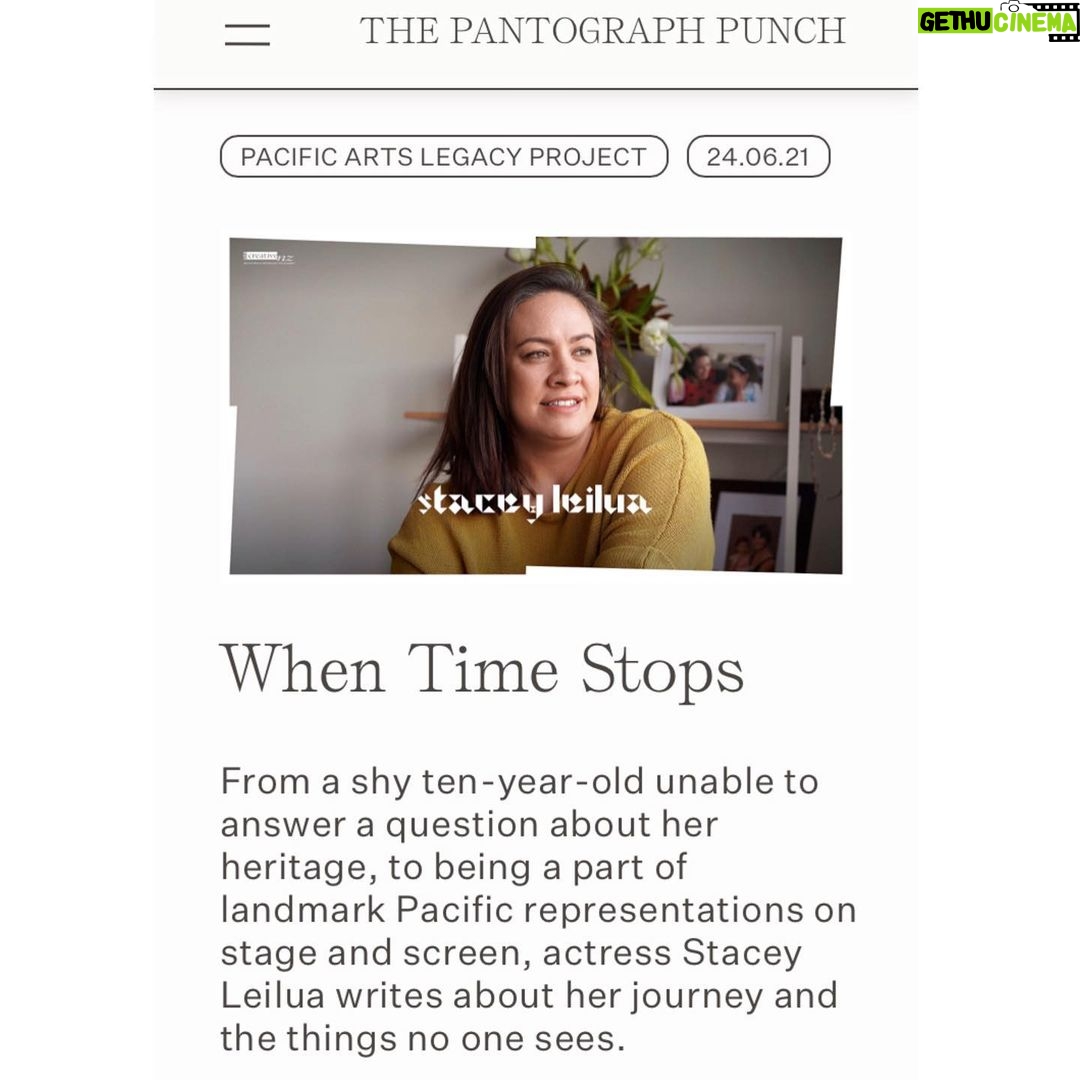 Stacey Leilua Instagram - The most personal piece I’ve ever written. Big respect to @lanalopesi_ and @pantographpunch for inviting me to speak alongside Artists that I admire so deeply, and for holding our stories with respect and love. Also to the wonderful @edith_amituanai 📸 for capturing ME so perfectly, and of course @creativenz @makeritaurale for your support of this groundbreaking project. Fa’afetai tele lava ❤️ #PacificArtsLegacyProject #OurStories #Pasifika #Arts #PantographPunch 🌺✊🏽 https://pantograph-punch.com//posts/When-Time-Stops Auckland, New Zealand
