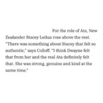 Stacey Leilua Instagram – There has been a lot of well deserved recognition for the wonderful casting in #YoungRock – shoutout to @onziecolloff @michaelnicolo and @michelleaneous1 for doing such an incredible job. I’m especially proud of the Pacific representation in this show – it’s awesome to be part of such an important landmark moment in TV history ❤️✊🏽🇼🇸 
Read more about Young Rock’s commitment to diversity behind the scenes too, in this @variety article: https://variety.com/2021/biz/news/young-rock-team-casting-nbc-1234990619/amp/ #YoungRock #casting #representationmatters @nbcyoungrock @nbc 📺🌺