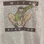 Stan Lee Instagram - 💥 With Great Power 💥 Excelsior! 💥 ‘Nuff said! What catchphrase would you put on your own Stan Lee tee? Today’s your last chance to create a one-of-a-kind custom t-shirt or water bottle at our LA Comic Con booth — until 5pm! There’s more! Show our staff at booth 1127 this video and get 10% off your apparel purchase. 😎 #StanLee100 #StanLee